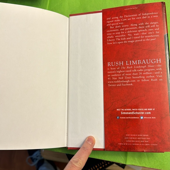 ๐2/10.00, Rush Revere and the American Revolution Hardcover,excellent condition - Picture 7 of 9